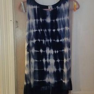 american eagle flowy long tank size medium